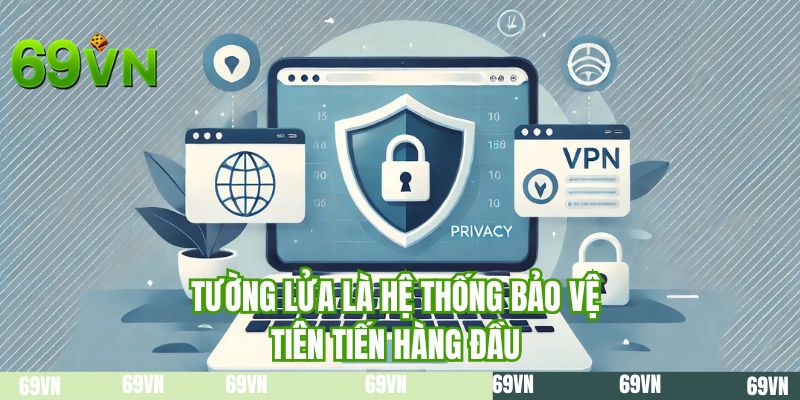 Tường lửa là hệ thống bảo vệ tiên tiến hàng đầu 
